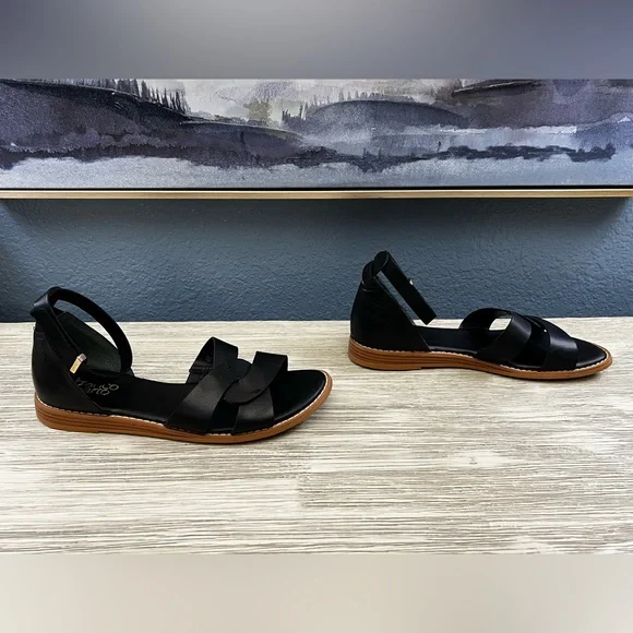EXCELLENT CONDITION!!!! Franco Sarto Glora Elegant Black Sandals - Picture 2 of 7